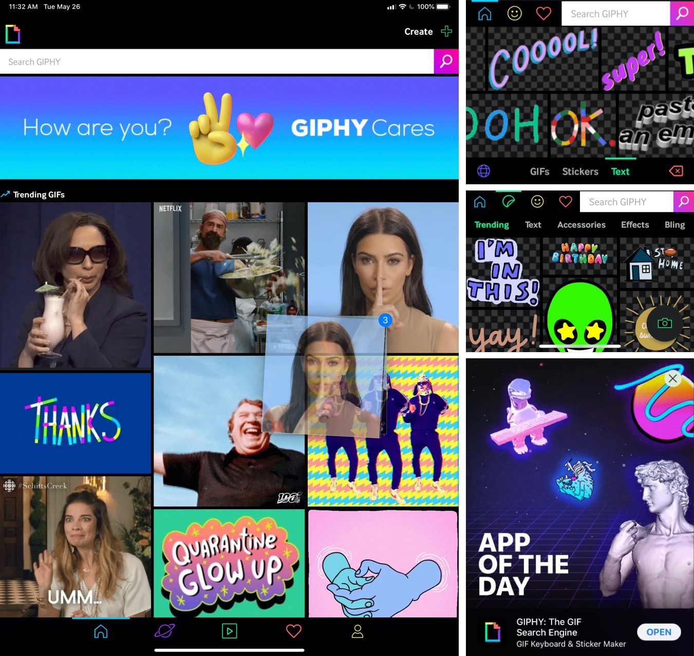 GIPHY UI examples